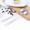 Long Handle Ice Tea Spoon, Stainless Steel Round Head Ergonomic