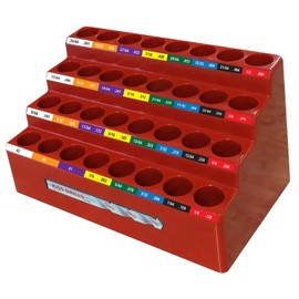 FastCap KISS DB Index 1/16-inch - 1/2-inch Color-Coded 32 Drill Bit Slot Index