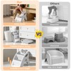 Folding Kids Step Stool for Bathroom and Potty Training,Anti-Slip, Anti-Tip
