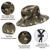 Toddler Sun Hat Bucket Boys-Camouflage Fishman Cap Packable