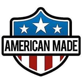 American Made Sticker Decal High Quality Vinyl - Made in USA 3.5 in. x 3.5 in.