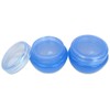 Beauticom® (10G (6 Pieces), Blue) Frosted Container Jars with Inner