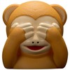 Spearmark Emoticon Mr. Chimp Illumi-Mate Colour Changing Light, Brown Yellow