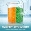 RAINFLOW Orange Desiccant Beads Reusable - 450G Indicating Silica Gel