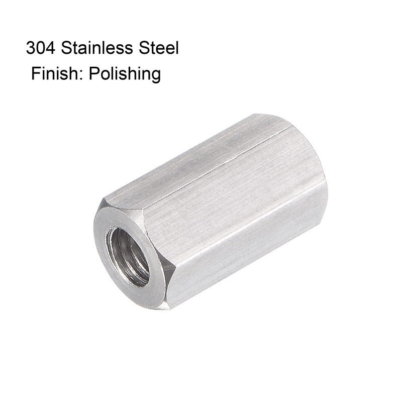 sourcing map M5 x 0.8-Pitch 15mm Length 304 Stainless Steel