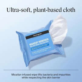 Neutrogena Makeup Remover Wipes, Daily Ultra-Soft Micellar Cleansing Wipes Gentl