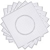 H&W 4PCS 5mm Fuse Beads Boards, Large Clear Pegboards Kits,