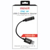Maxell Sync Up USB-C Headphone Adapter, 3.5mm Audio Jack to