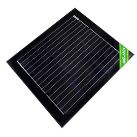 40W Solar Panel High-Efficiency Monocrystalline 12V PV Module Designed for 12V Off Grid System, Charge Your Battery of RV, Boat, Camper, Trailer, Gate Opener