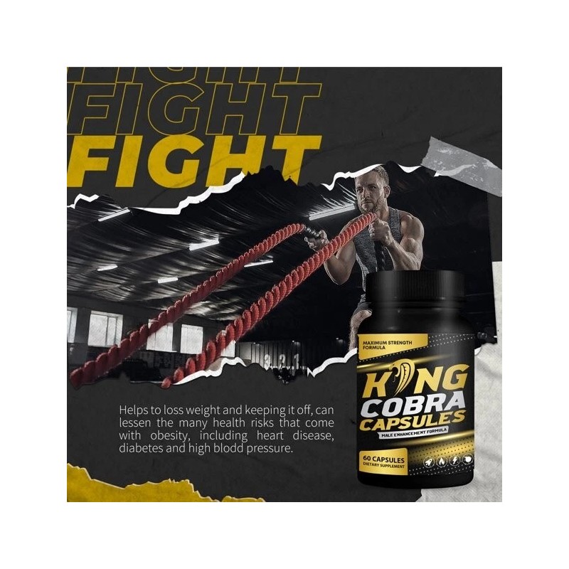 Cobra 5-Pack King Cobra Pills Supplement Advanced Formula King Cobra