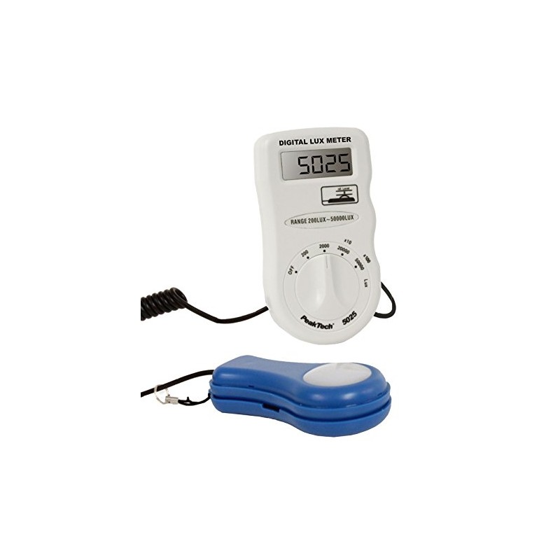 PeakTech P 5025 Digital Lux Meter with External Sensor and