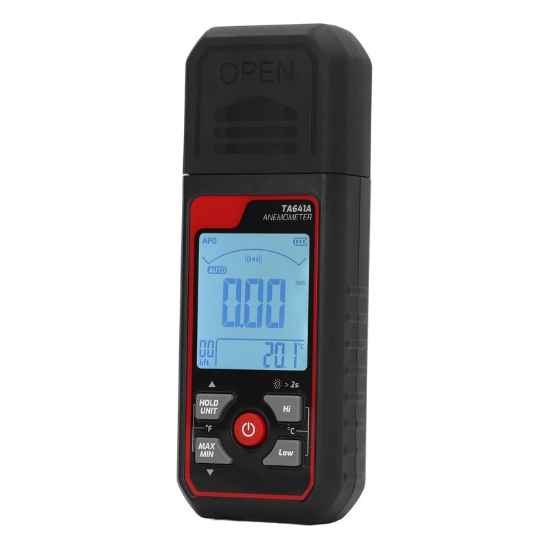 8 Blades Digital Anemometer High Accuracy Handheld Wind Speed Meter