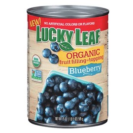 Lucky Leaf Organic Blueberry Pie Filling or Topping 21oz 4 Pack