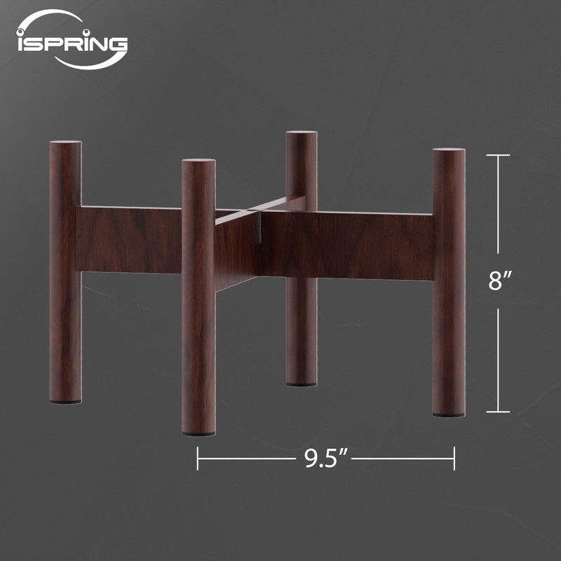 iSpring Wooden Stand for DGF2 Gravity-Fed Stainless Steel Countertop Water