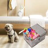 Geyecete Large Storage Boxes - Large Linen Fabric Foldable Storage