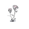 Crystocraft Chrome Plated Rose & Rose Bud Ornament. (Special Mum)