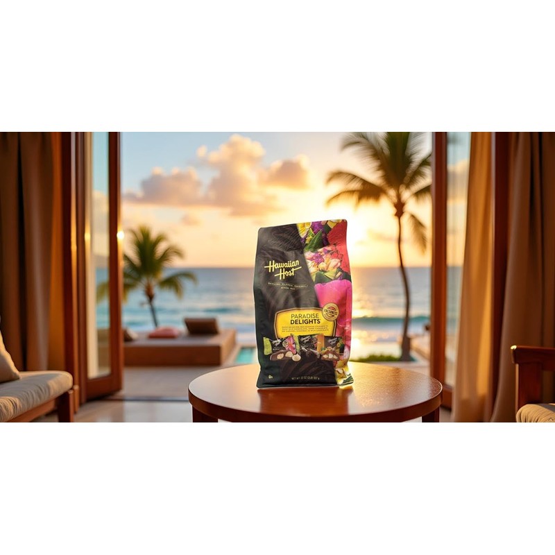 Hawaiian Host Paradise Collection - Paradise Delights Assorted Chocolate Macadamia