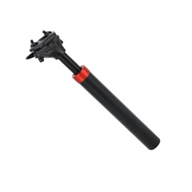 HEROFFIX 1 Pc Most Mountain Bikes Bike Seat Posts Suspension Shock Absorber Bike Saddle Post Seat Tube 31.6x300mm Black Red Aluminum Alloy