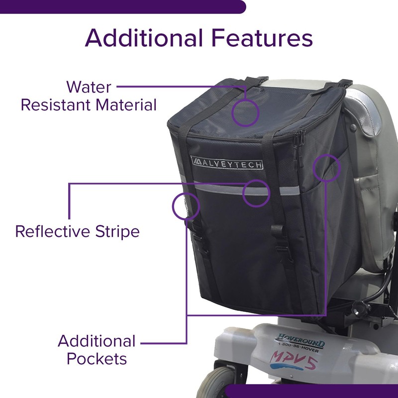 AlveyTech Extra Large Insulated Seat Back Bag Backpack - For