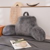 Aimuan Reading Pillow Bed Rest Pillow with Arms Rabbit Fur