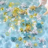 100Pcs Summer Nail Charms 3D Shell Starfish Nail Art Charms