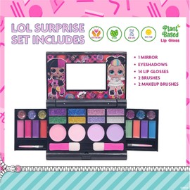 L.O.L. Surprise! Set de Maquillaje Gloss, Brillo para Ojos, Rubor y Brochas
