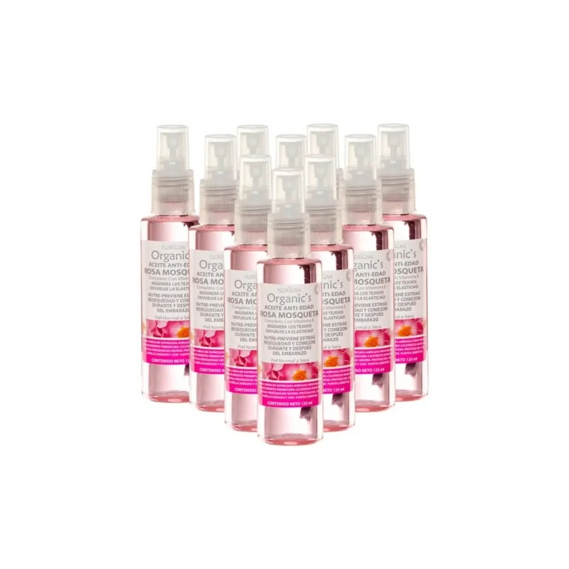 Tónico Facial Agua De Rosas 250ml Florigan Pack De 3