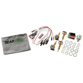 EMG 1 or 2 Pickup HZ Passive Solderless Conversion Wiring Kit LS Long Shaft w/G
