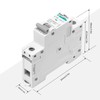 LANGIR DC 15A (16A) Circuit Breaker, 1 Pole DIN Rail