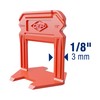 QEP Xtreme Tile Leveling System, Part A, Clips for 1/8"