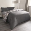 OHS Double Duvet Set, Reversible Marble Bedding Super Soft Double