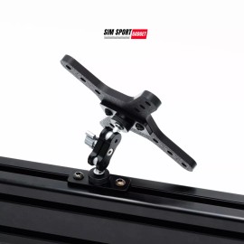 SimSportGadget VESA Mount Sim Racing with Metal Articulating Arm | Flight Aluminum Profile Rig