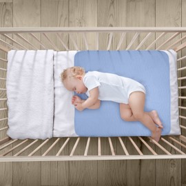 Utopia Bedding Incontinence Bed Pads 85 x 90 cm (Pack of 1) Pink / Blue Incontinence Bed Sheets, Waterproof Washable Bed Pads for Incontinence Adults, Bed Wetting Sheets