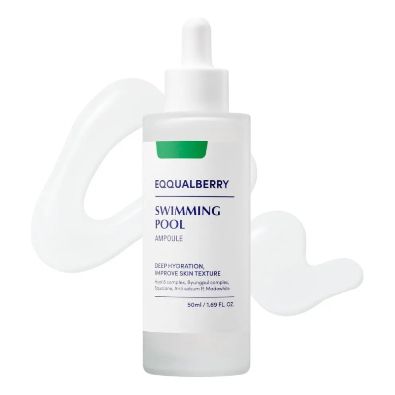 Sérum Facial EQQUALBERRY Ampoule 50ml Ácido Hialurónico Piel Mixta Día/Noche