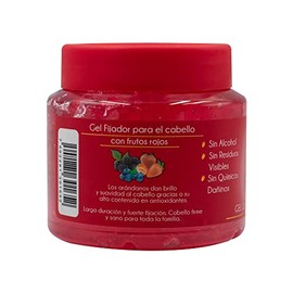 Arbol Verde Gel Fijador de Frutos Rojos Natural para cabello 250 gr.