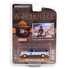 Greenlight 1:64 Smokey Bear Series 2-1989 Ram D-150 “Smokey’s Friends Don’t Play with Matches” 38040-D [Shipping from Canada]