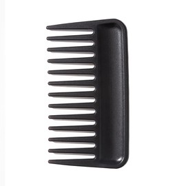 Mini Wide Tooth Comb,Small Travel Purse Hair Detangling Comb Beard Comb Pocket Comb for Curly Wavy Wet Dry Hair,Portable Care Comb Shower Comb Travel Comb Styling Comb for Men Women (Black-Style2)