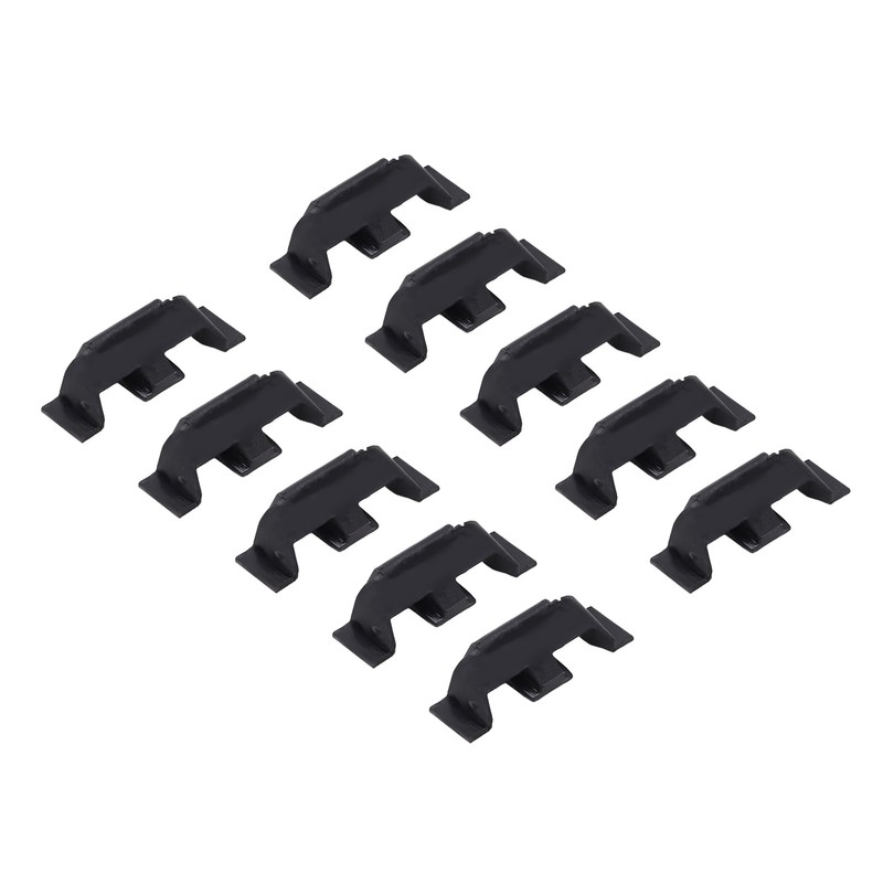 10pcs Headlight Trim Ring Clips 51132752145 Plastic Front Headlight Bezel