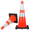 RELIANCER 8PCS 28" Traffic Cones PVC Safety Road Parking Cones