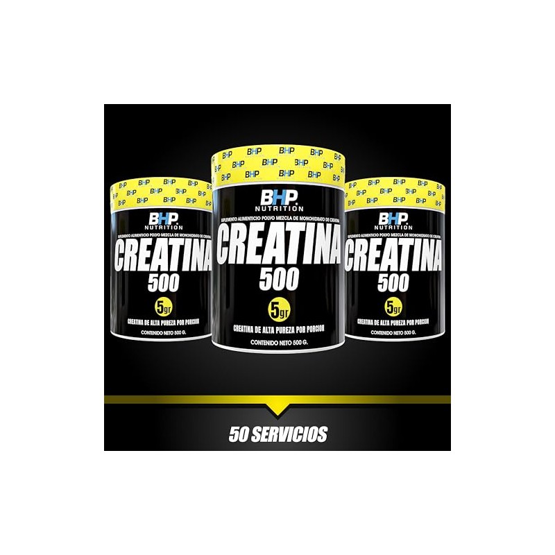 BHP NUTRITION- CREATINA ULTRA MONOHIDRATADA 500grs