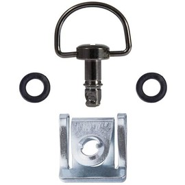 Oldbones 10 x Black Chrome Quick Release D-Ring Clasps Type C 19mm