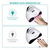 Ktmouw Lampara Para Uñas Lámpara Uv Led 150w Profesional+kit Básico