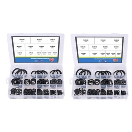 640PCS Carbon Steel Wavy Wave Crinkle Spring Washers, Compression Type Wavy Wave Crinkle Spring Washers Assortment Kit