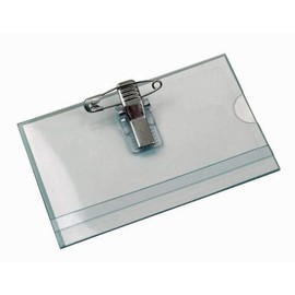 50 x Name Badges with Holder + Clip + Needle