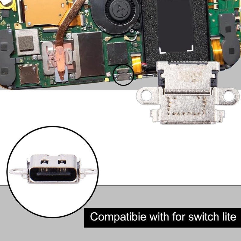 Charging Port Replacement USB C Dock Connector Socket for Switch