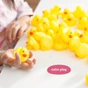 The Twiddlers - 150 Mini Squeaky Rubber Ducks, Small Bath