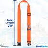 Luggage Straps for Suitcase - Orange, 6.5 ft x 2