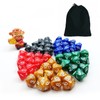 50pcs Assorted D10 Pack, 5X10pcs 10 Sides Dice Marble Polyhedral