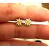 Daisy Flower Earrings 925 Sterling Silver