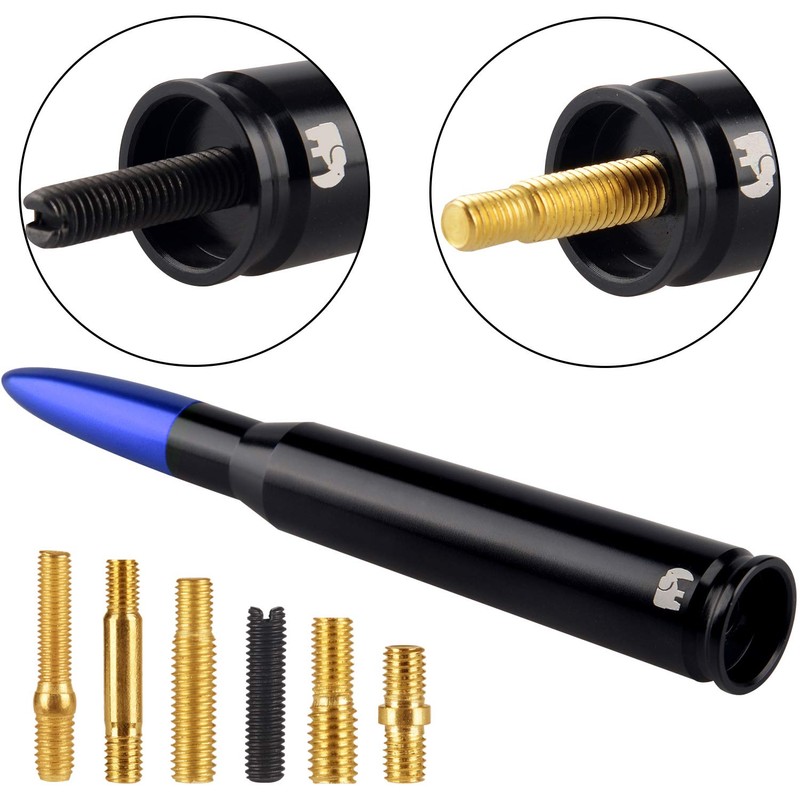 50 Cal Caliber Bullet Style Antenna, Compatible with Chevy -